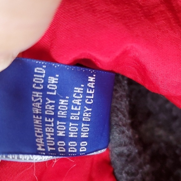 American Eagle VTG red pullover Activesport jacket Kangaroo pouch & hood Medium - Picture 5 of 13